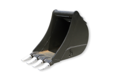 Backhoe excavating claw