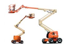Two knuckle boom crane